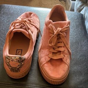 Pink Puma shoes